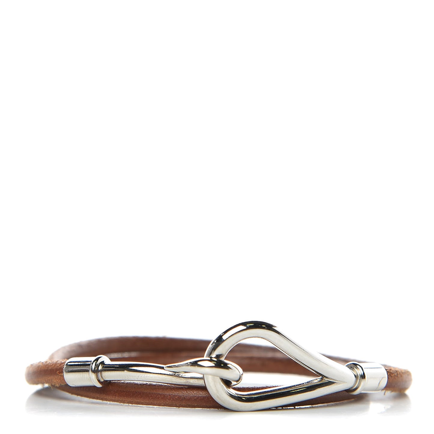 Natural Bridle Jumbo Double Tour Bracelet Bouton