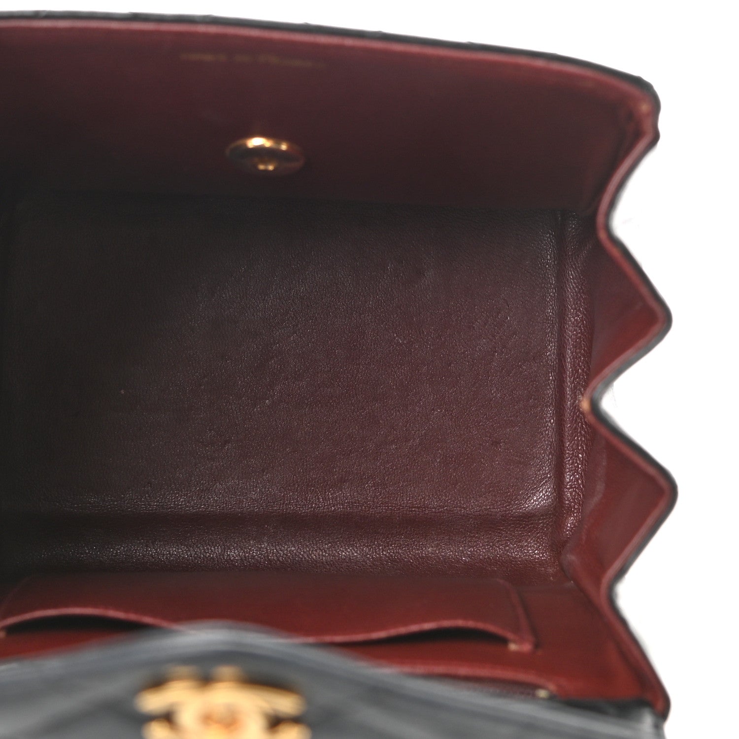 Chanel Lambskin Quilted Flap Bag Navy 10 of 23