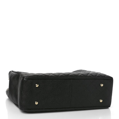 Chanel Caviar Quilted Large Shopping Tote Black 4 of 9
