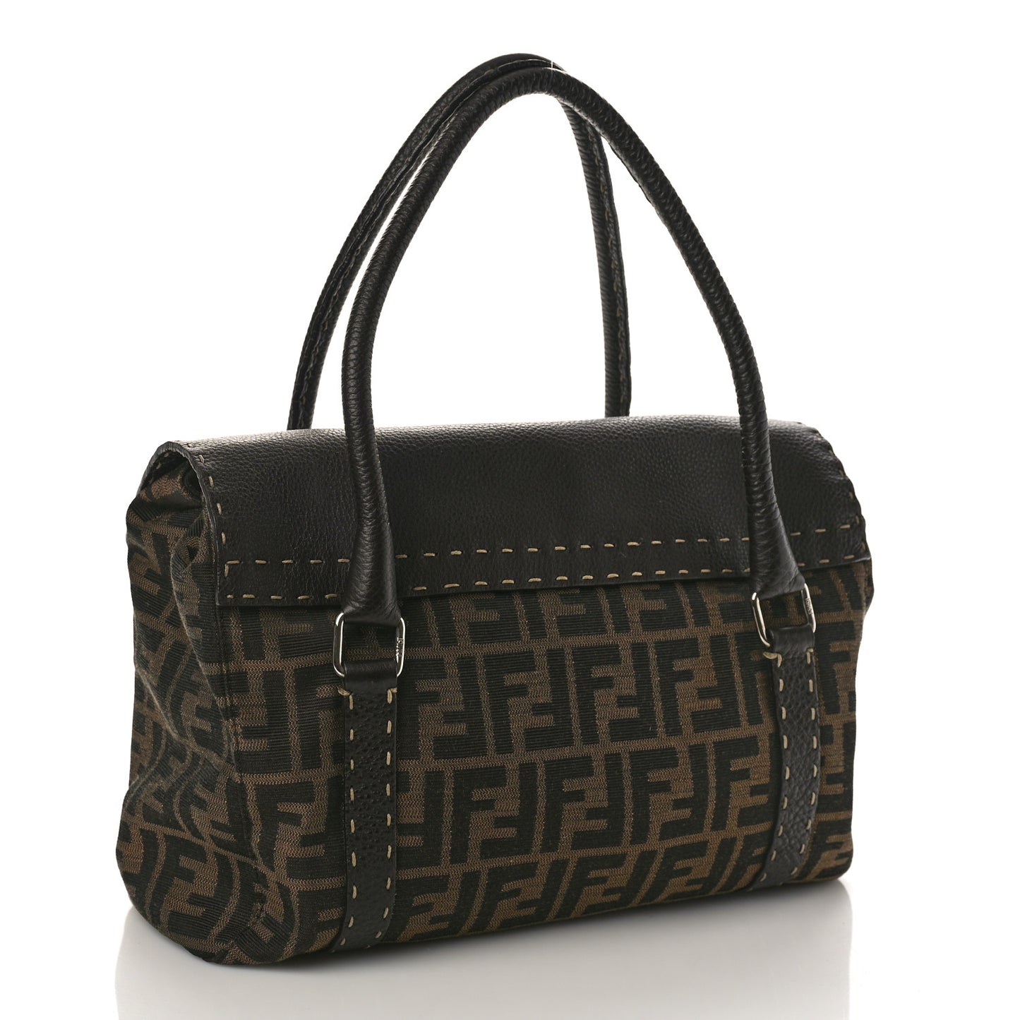 Zucca Selleria Medium Linda Satchel Tobacco