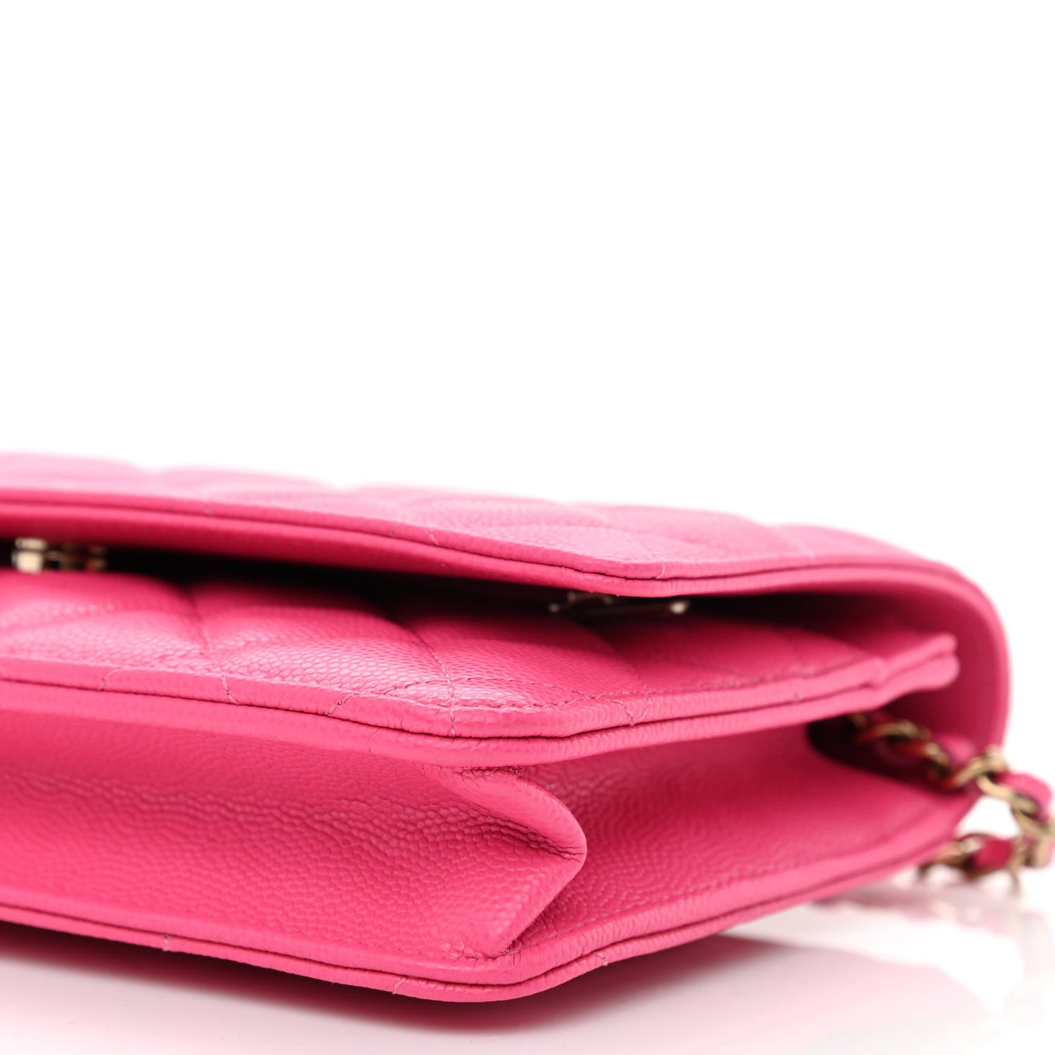 Chanel Caviar Quilted Wallet On Chain WOC Rose 11 of 12