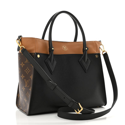 Louis Vuitton Calfskin Monogram On My Side Black 3 of 8