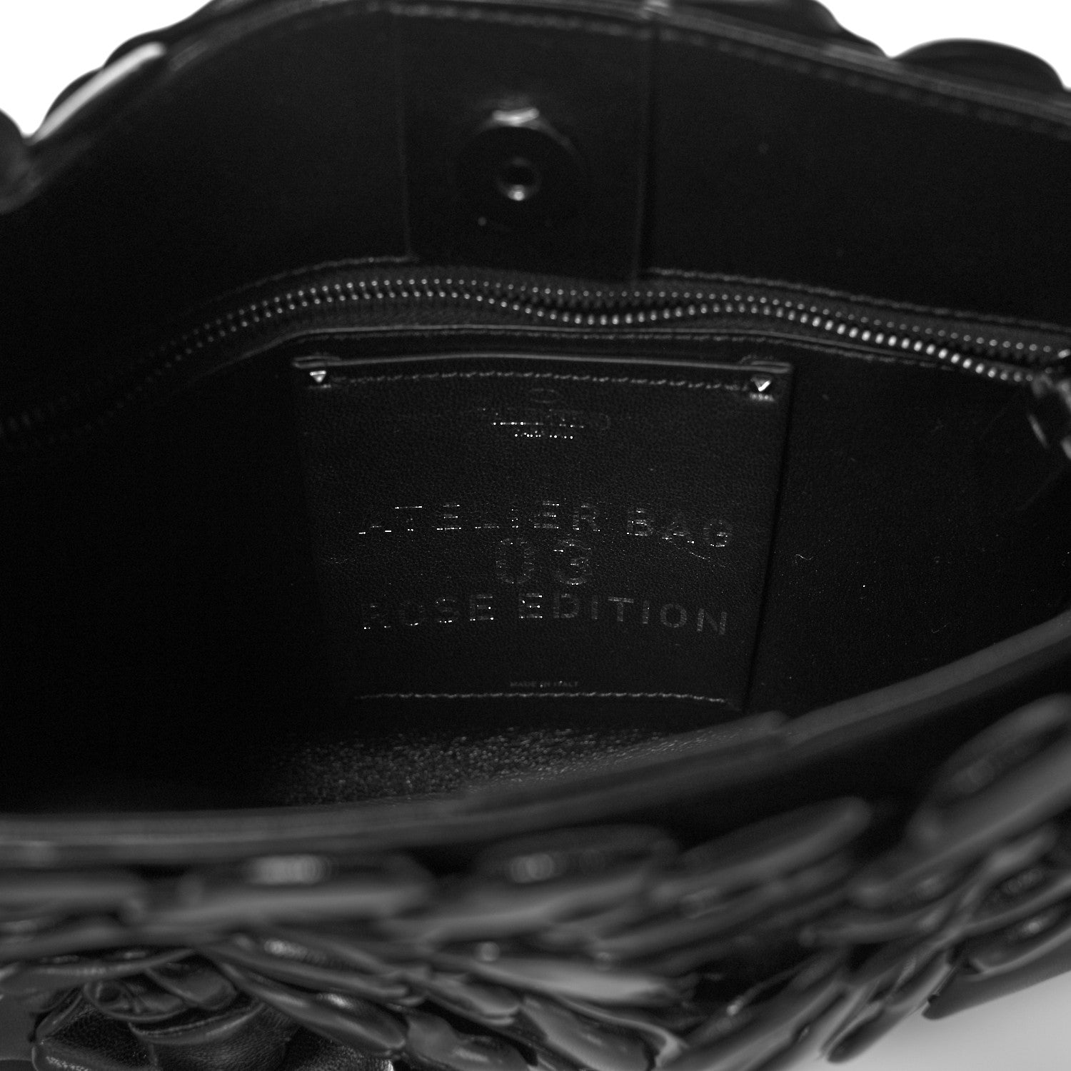 Valentino Garavani Nappa Atelier 03 Rose Edition Small Hobo Black 6 of 12