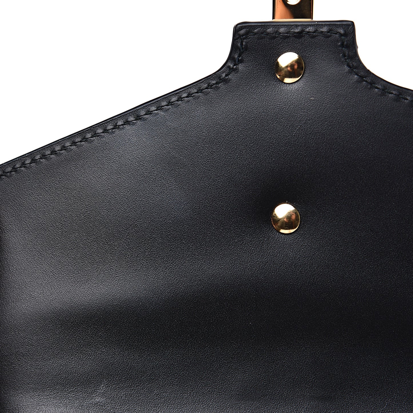 Calfskin Mini Sylvie Chain Shoulder Bag Black