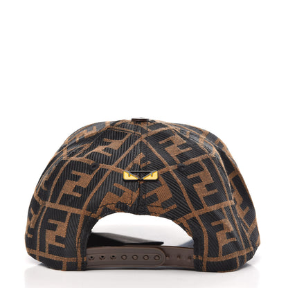 Fendi Canvas FF Baseball Hat Tobacco Black 3 of 8