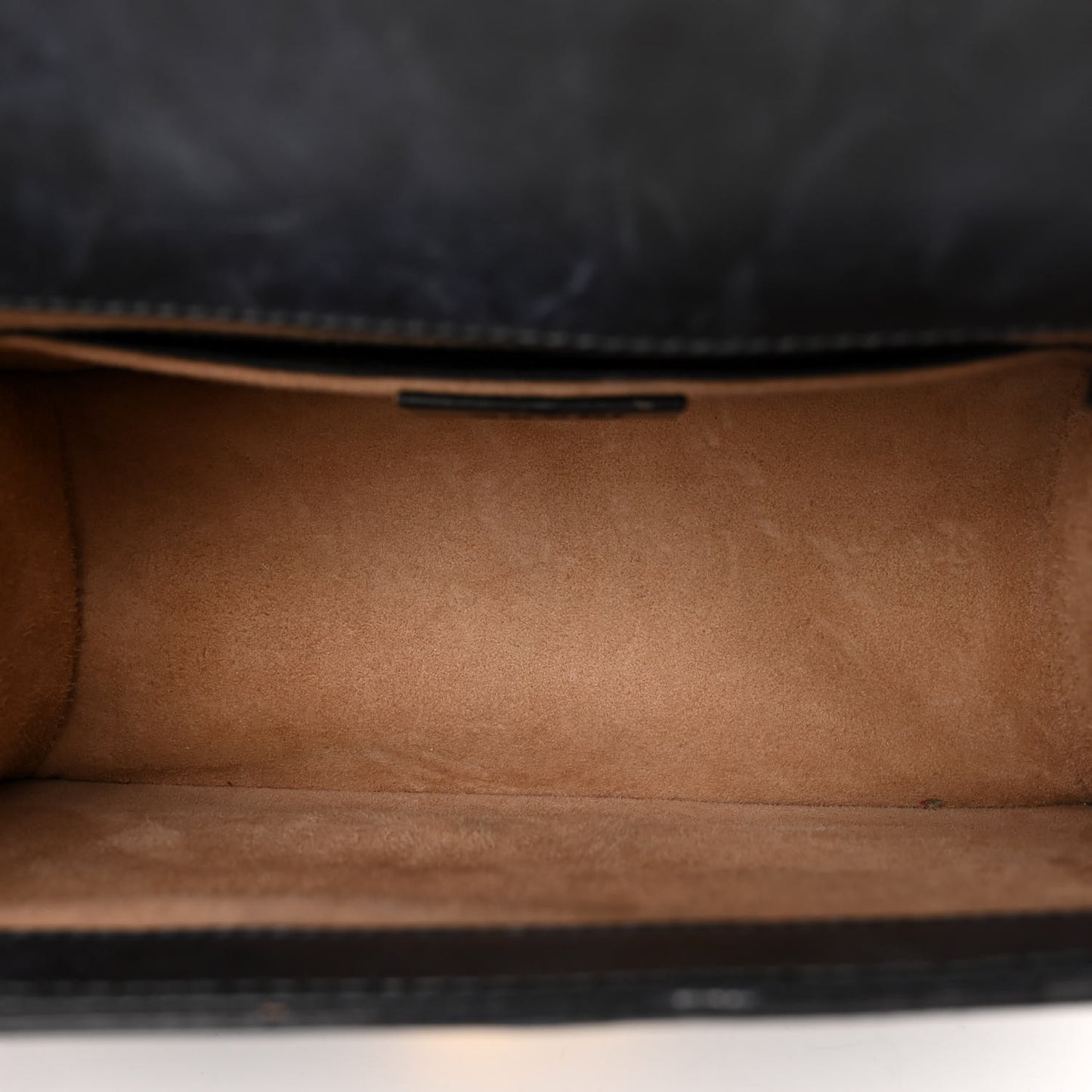 Calfskin Mini Sylvie Top Handle Bag Black