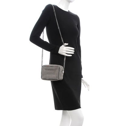 Stella McCartney Shaggy Deer Falabella Crossbody Camera Bag Light Grey 2 of 9
