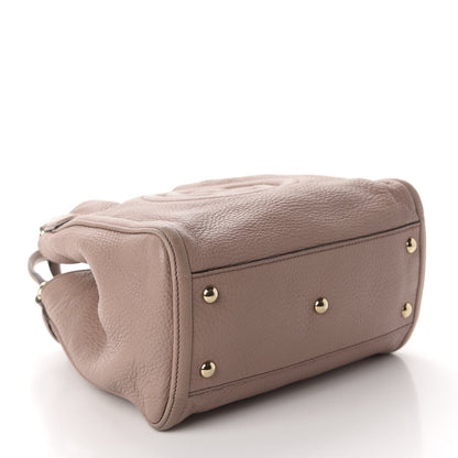 Gucci Pebbled Calfskin Small Soho Shoulder Bag Light Pink 4 of 19