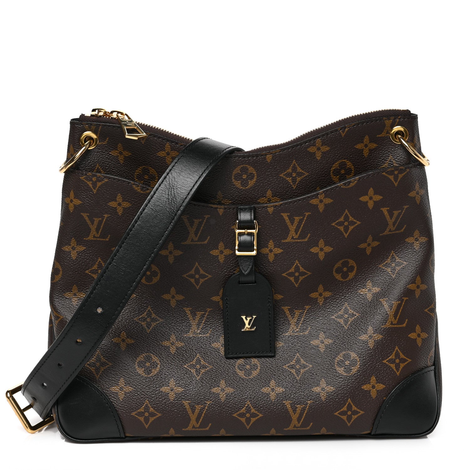 Louis Vuitton Monogram Odeon MM Black 1 of 8