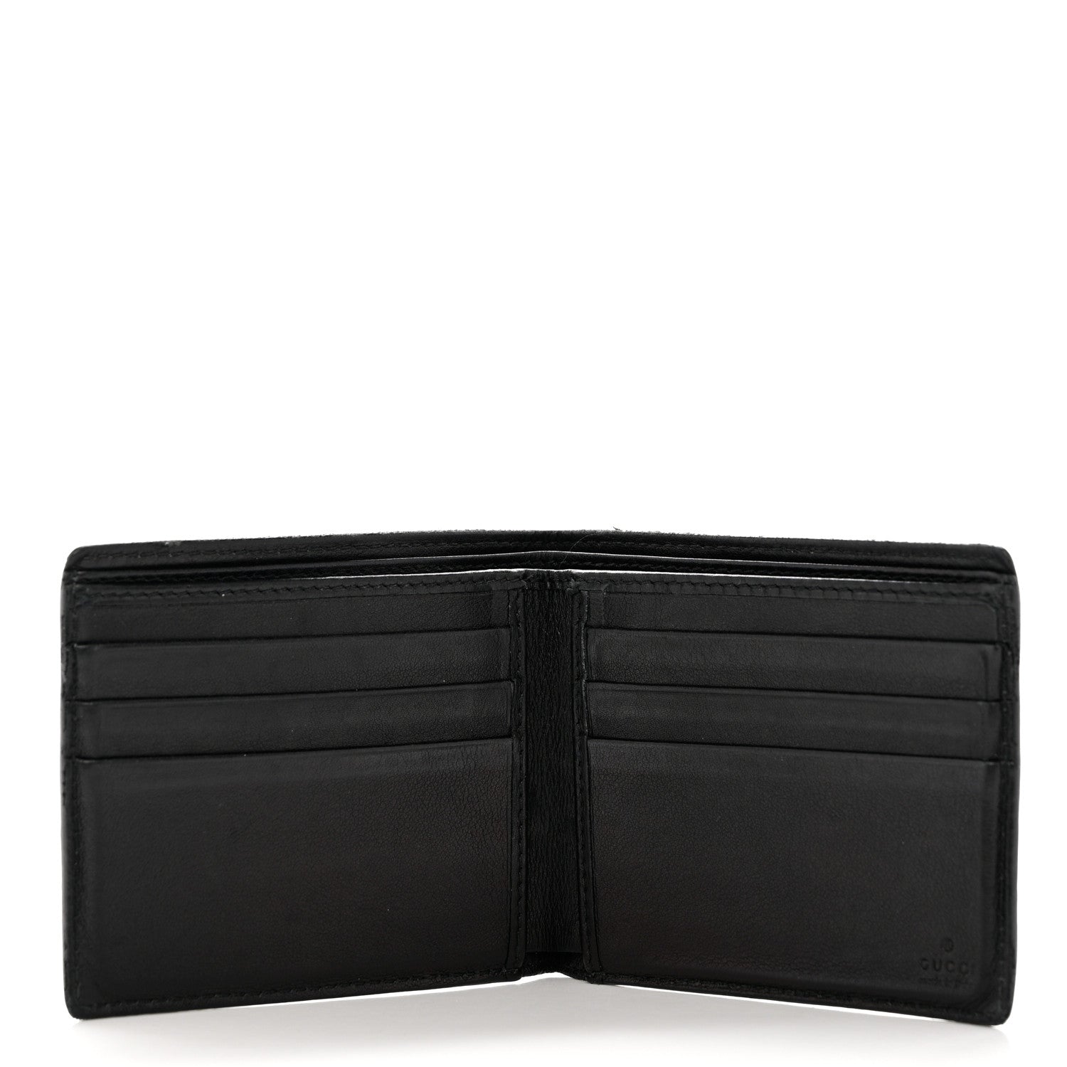 Gucci Guccissima Avel Bi-Fold Wallet Black 5 of 10