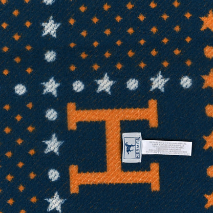 Hermes Wool Cashmere Western And Company Blanket Indigo 3 of 3