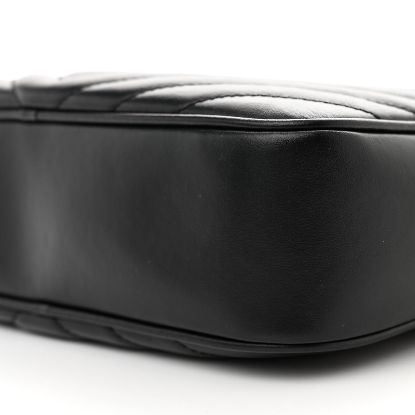 Calfskin Matelasse Monogram Lou Camera Bag Black