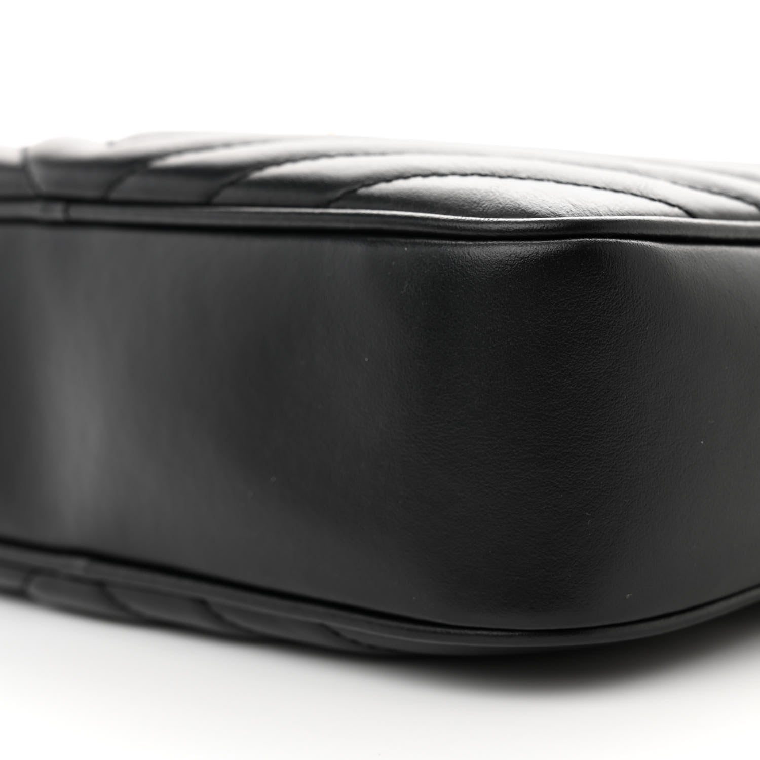 Saint Laurent Calfskin Matelasse Monogram Lou Camera Bag Black 10 of 11