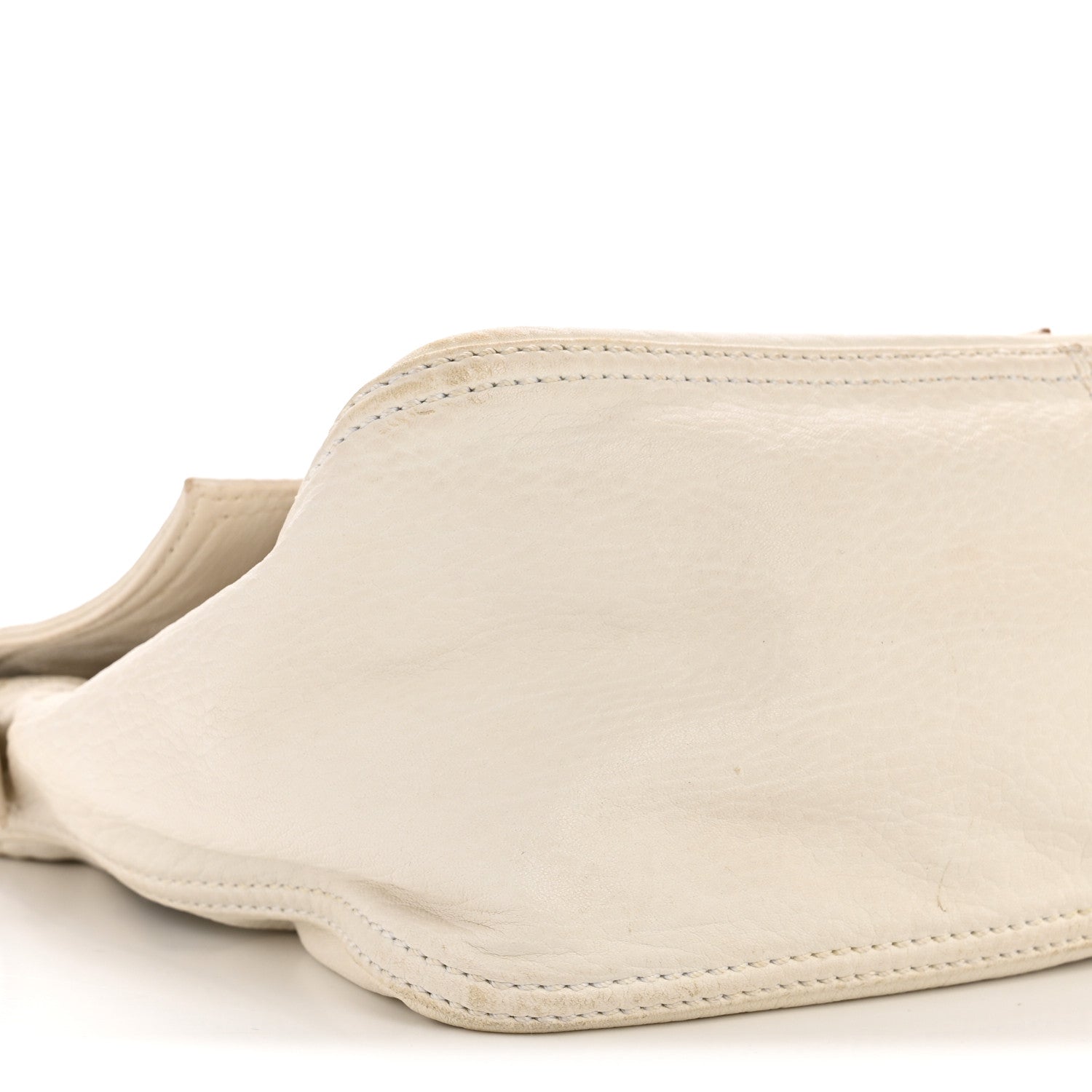 Fendi Nappa Elefante Big Forever Mama Baguette White 9 of 14