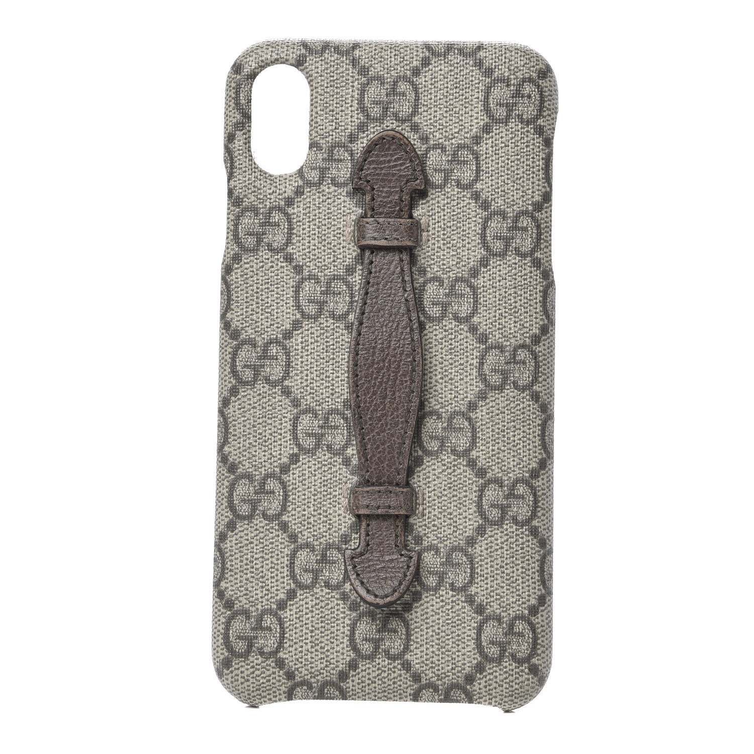 Gucci GG Supreme Monogram Top Handle iPhone XS Max Case Beige 1 of 6