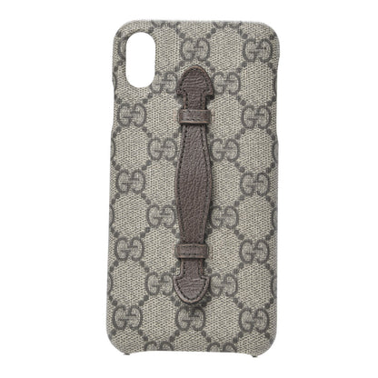 Gucci GG Supreme Monogram Top Handle iPhone XS Max Case Beige 1 of 6