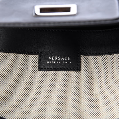 Versace Calfskin XL Palazzo Empire Bag Black 6 of 15