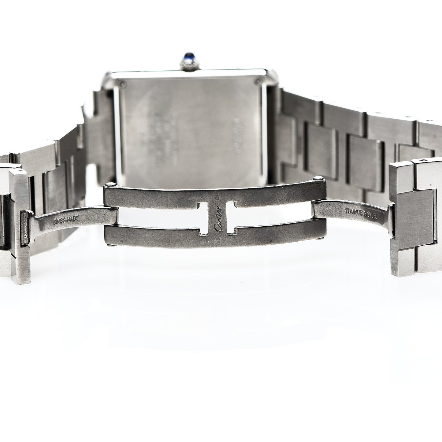 Stainless Steel 27mm Tank Solo Quartz Watch