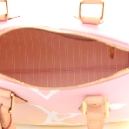 Louis Vuitton Monogram Giant By The Pool Speedy Bandouliere 25 Light Pink 5 of 8