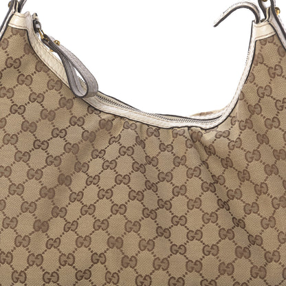Gucci Monogram Medium Interlocking Hobo Off White 10 of 10