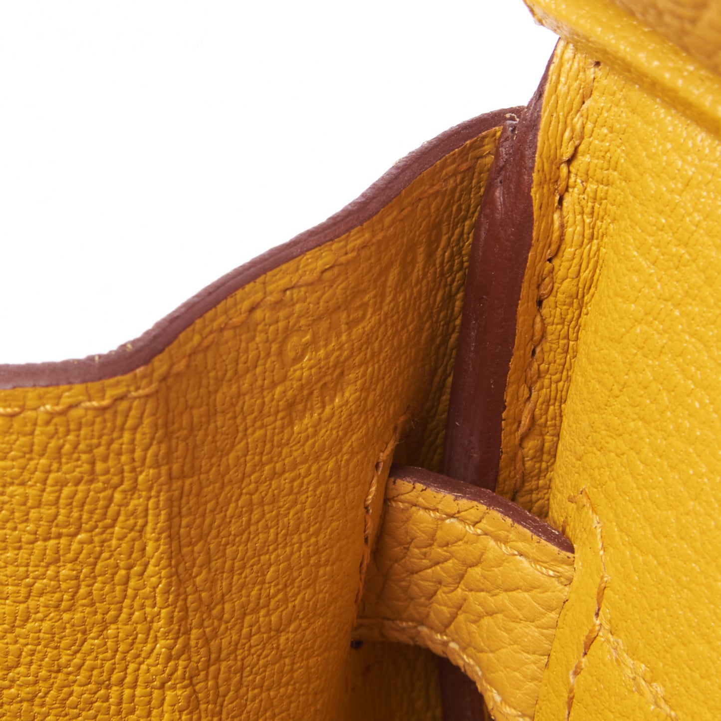 Togo Birkin 30 Jaune Ambre