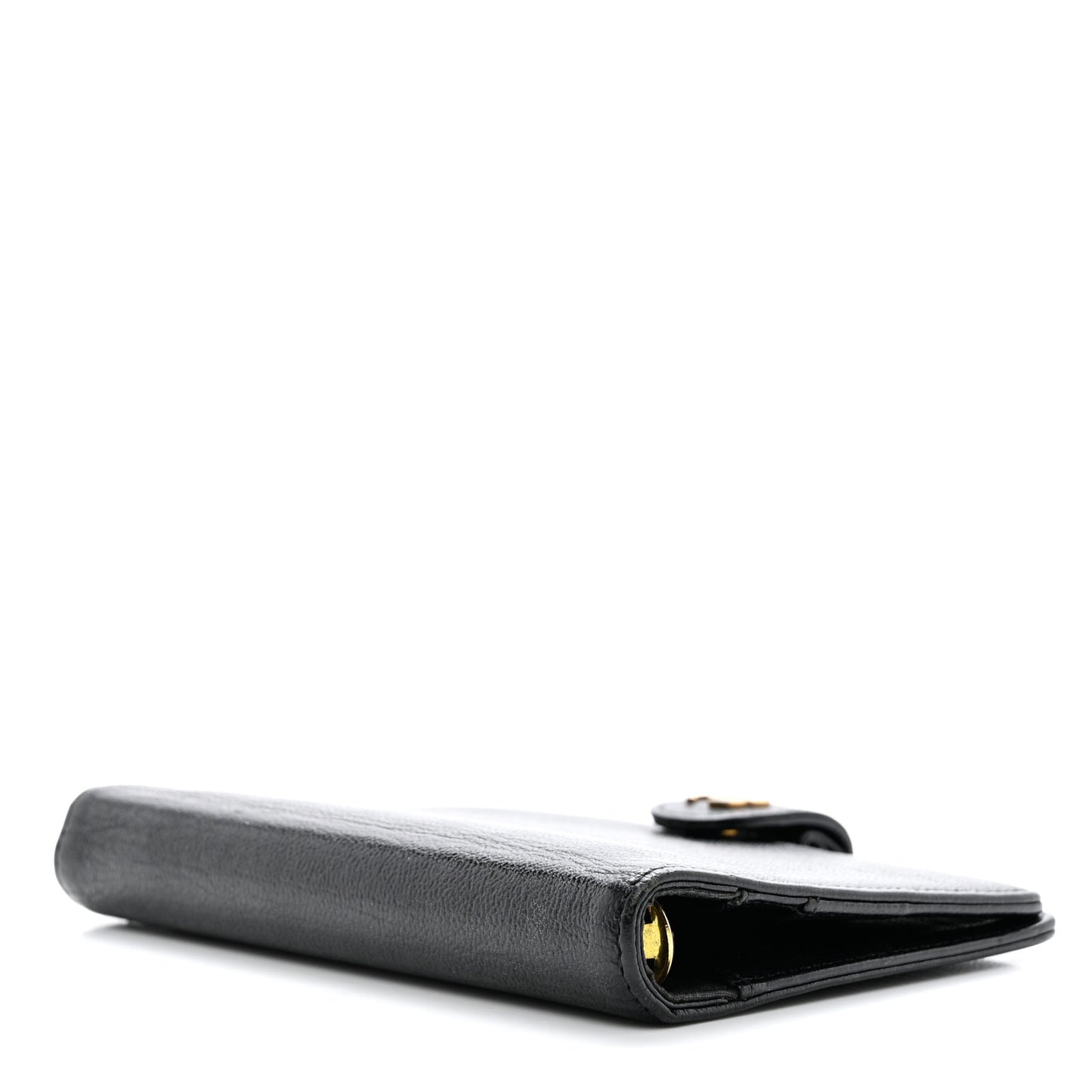Goatskin Small Ring Agenda Planner Black