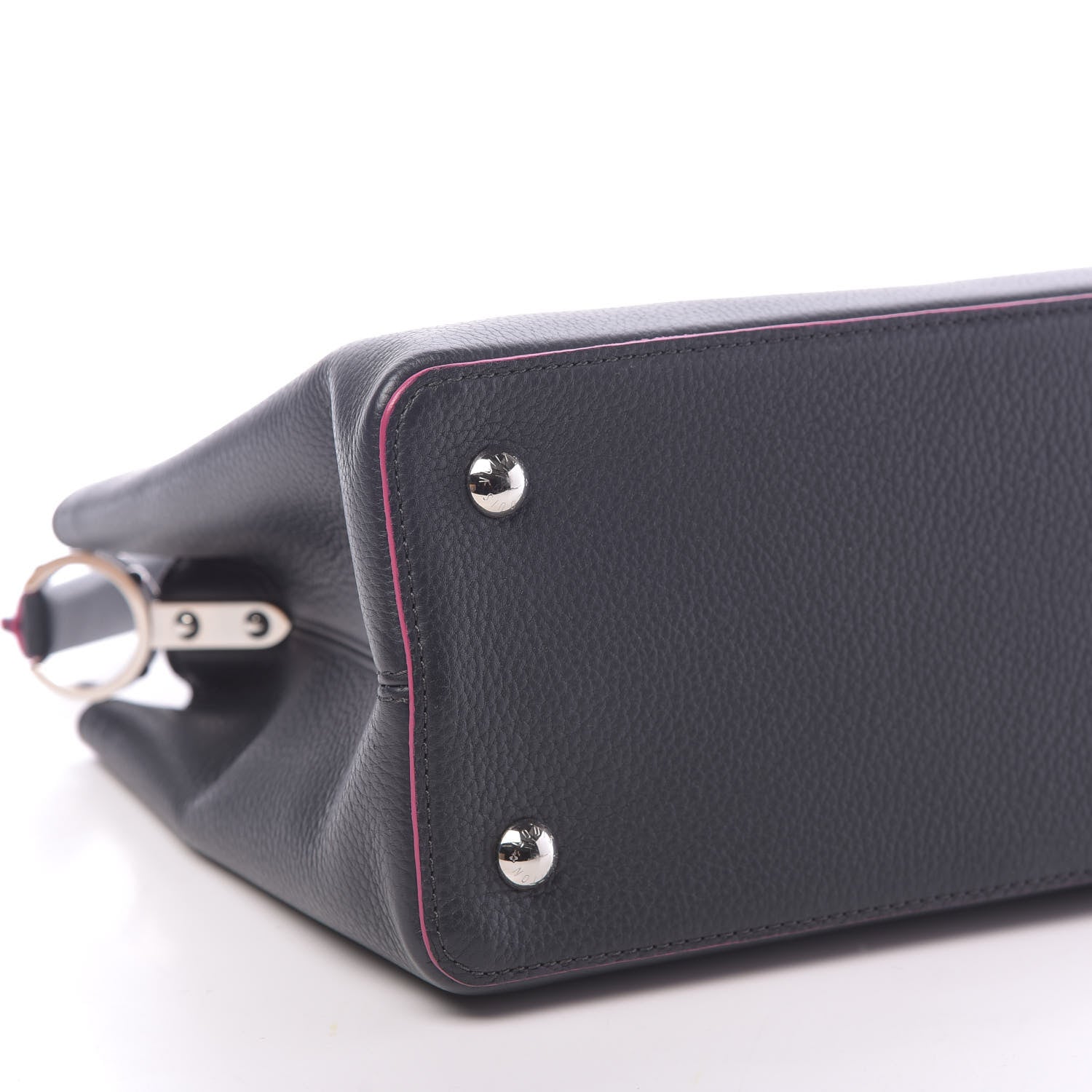 Louis Vuitton Taurillon Capucines MM Cobalt 7 of 10