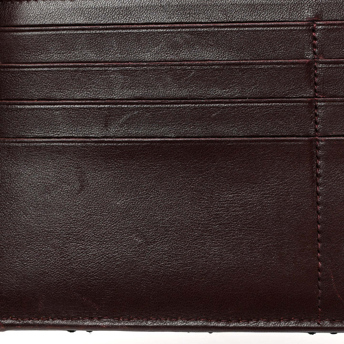 Lambskin Stitched Mademoiselle French Wallet Black