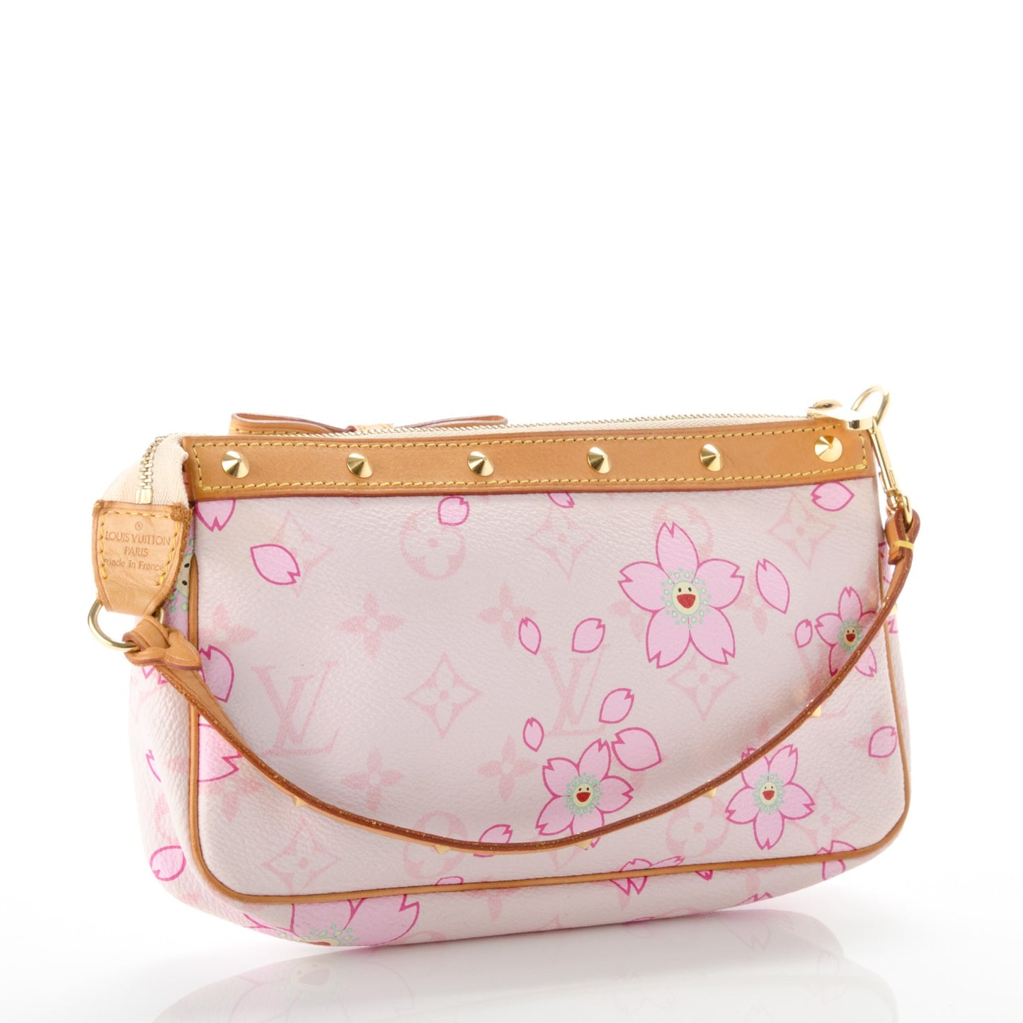 Monogram Cherry Blossom Pochette Accessories Pink