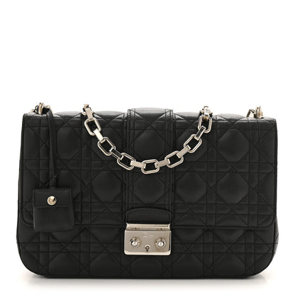 Christian Dior Lambskin Cannage Medium Miss Dior Flap Black 1 of 15