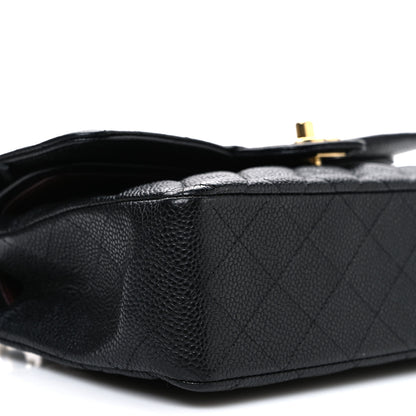 Chanel Caviar Quilted Small Double Flap Black 9 of 11