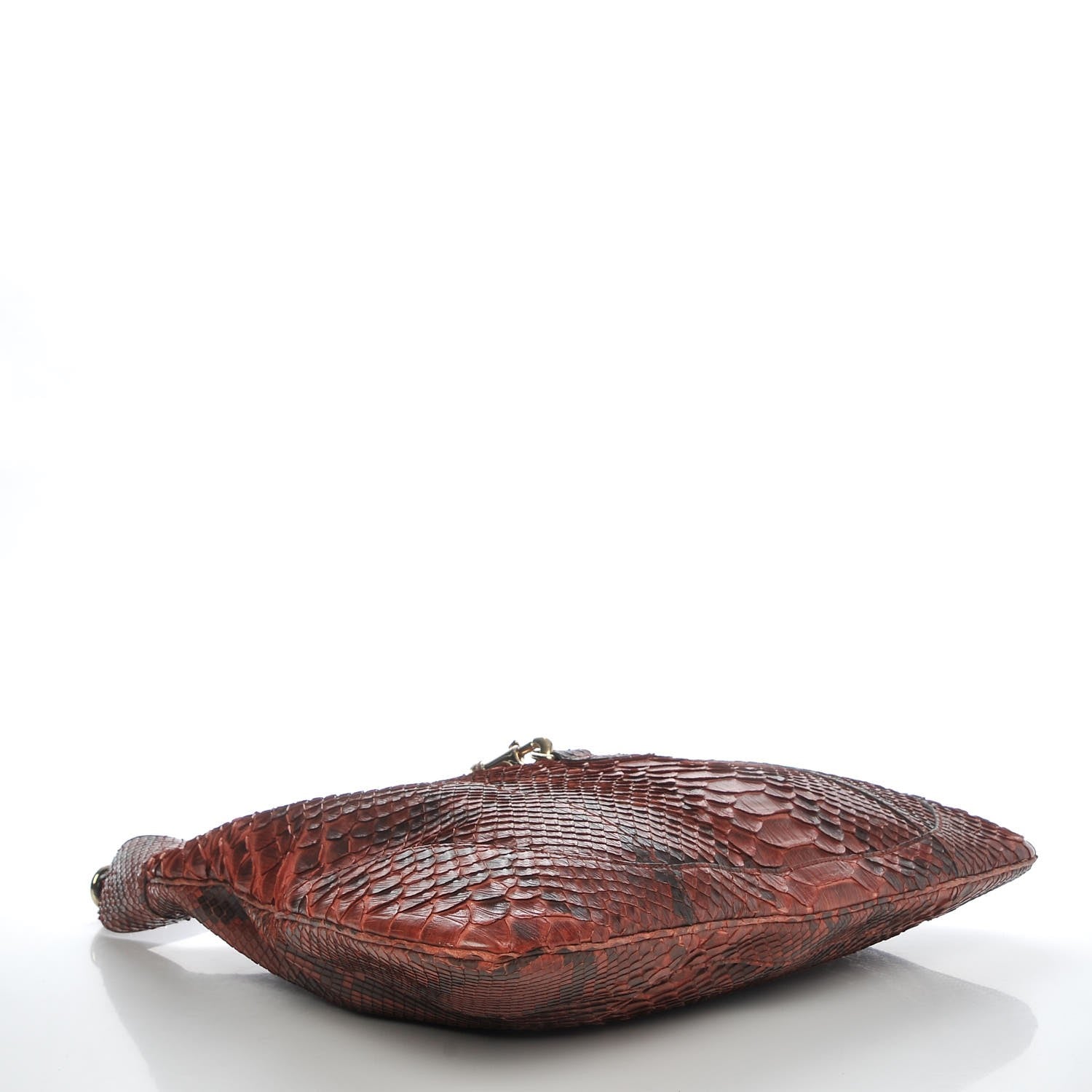Gucci Python Large Jackie O Bouvier Hobo Red 4 of 8
