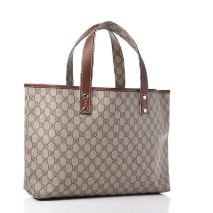 Gucci GG Plus Monogram Medium Signature Web Loop Tote Brown 3 of 10