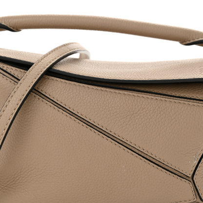 Loewe Grained Calfskin Mini Puzzle Bag Sand 8 of 13