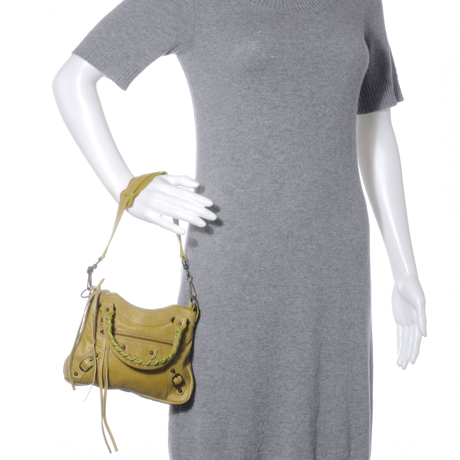 Balenciaga Chevre Mini Classique Yellow 2 of 7