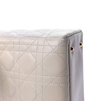 Christian Dior Lambskin Cannage Medium Lady Dior Light Beige 7 of 7