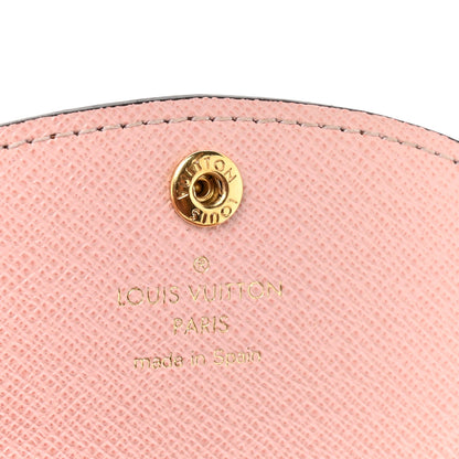 Louis Vuitton Damier Ebene Rosalie Coin Purse Rose Ballerine 6 of 8