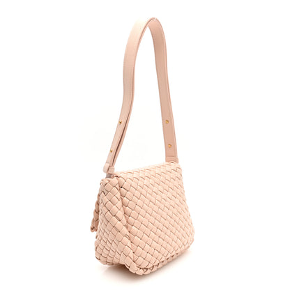 Bottega Veneta Nappa Intreccio Mini Cobble Shoulder Bag Lotus 3 of 10