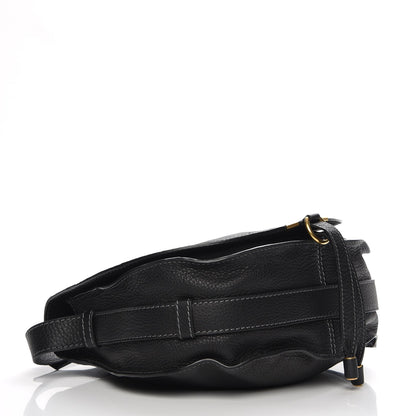 Chloe Calfskin Medium Marcie Round Crossbody Bag Black 4 of 8