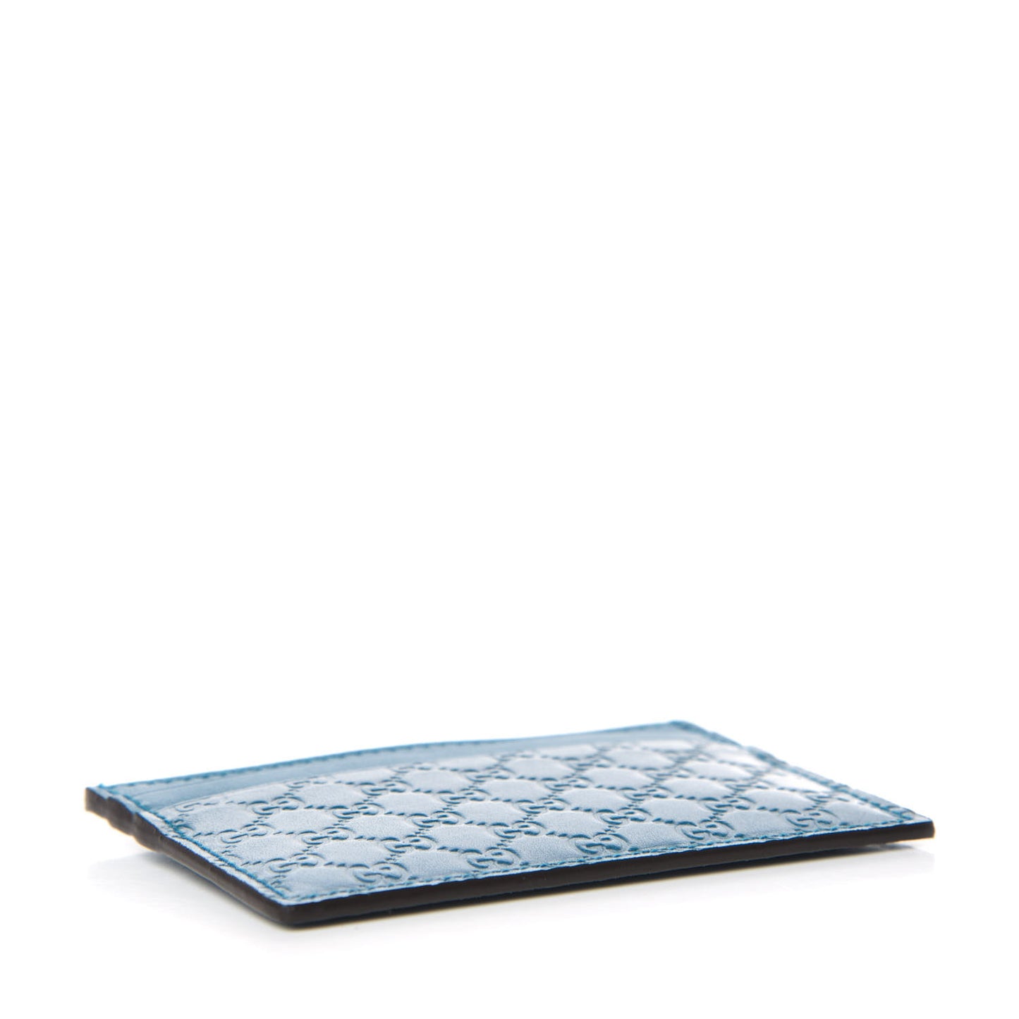 Microguccissima Card Holder Deep Cobalt