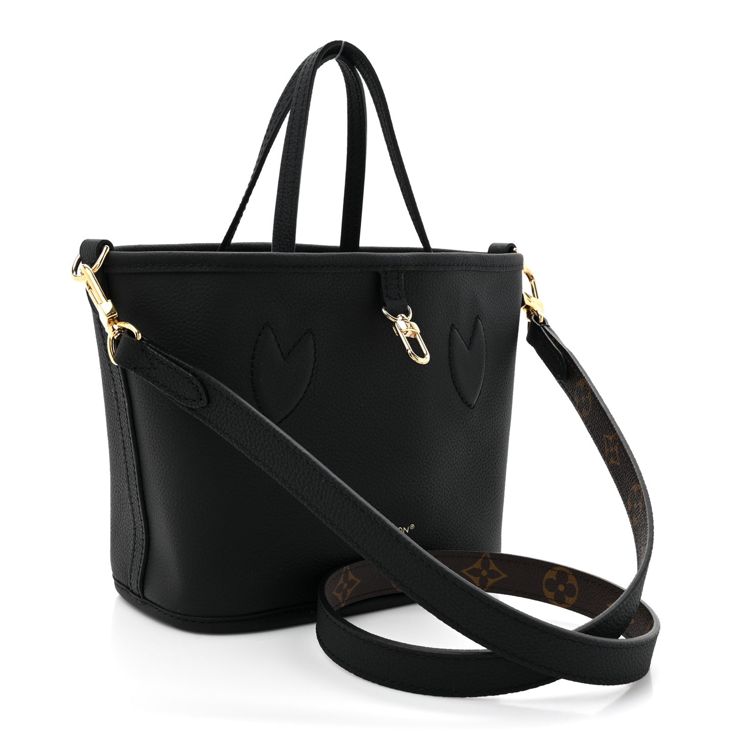Monogram Neverfull Inside Out Bandouliere BB Black