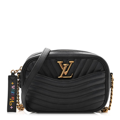 Louis Vuitton Calfskin New Wave Camera Bag Black 1 of 14