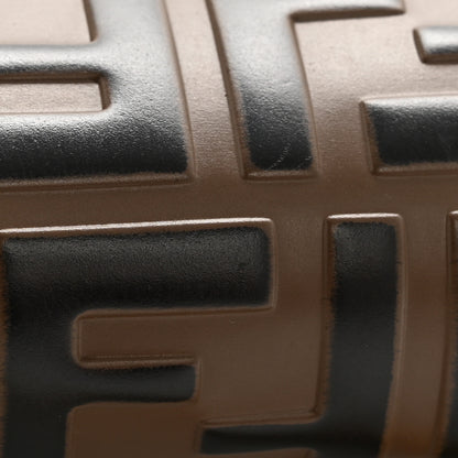 Fendi Vitello Cruise F is Fendi Bi-Color FF 1974 Embossed Medium Envelope Wallet On Chain Black Maya 14 of 15
