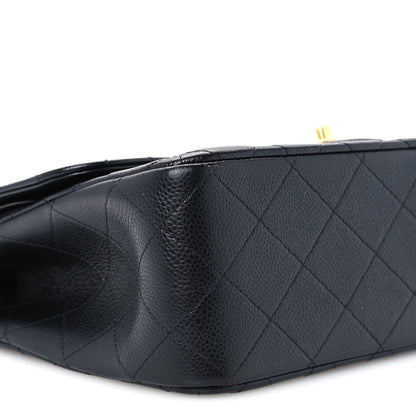 Chanel Caviar Quilted Jumbo Double Flap Black 9 of 11