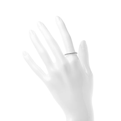 Van Cleef & Arpels 18K White Gold Small Perlee Ring 57 8 2 of 4