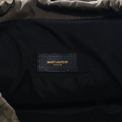 Saint Laurent Canvas Hunting Rucksack Backpack Khaki 6 of 7