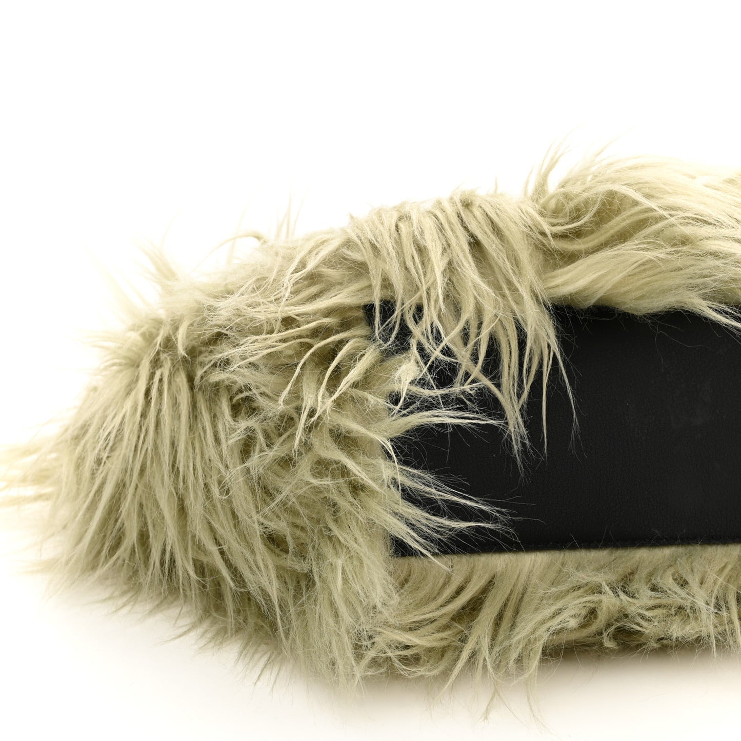 Faux Fur Mini The Creature Tote Bag Pistachio
