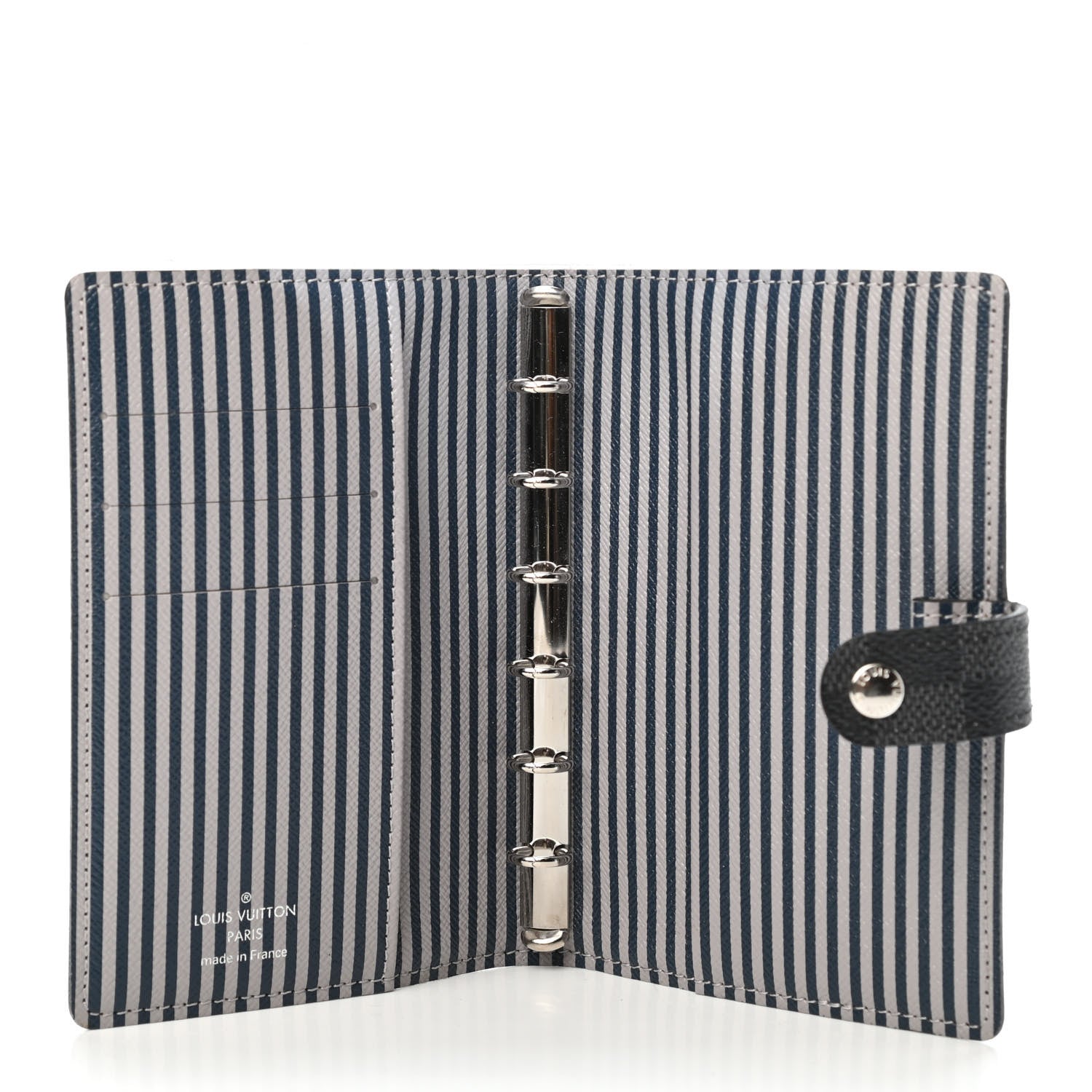 Louis Vuitton Damier Graphite Trunks and Locks Small Ring Agenda Cover 4 of 4