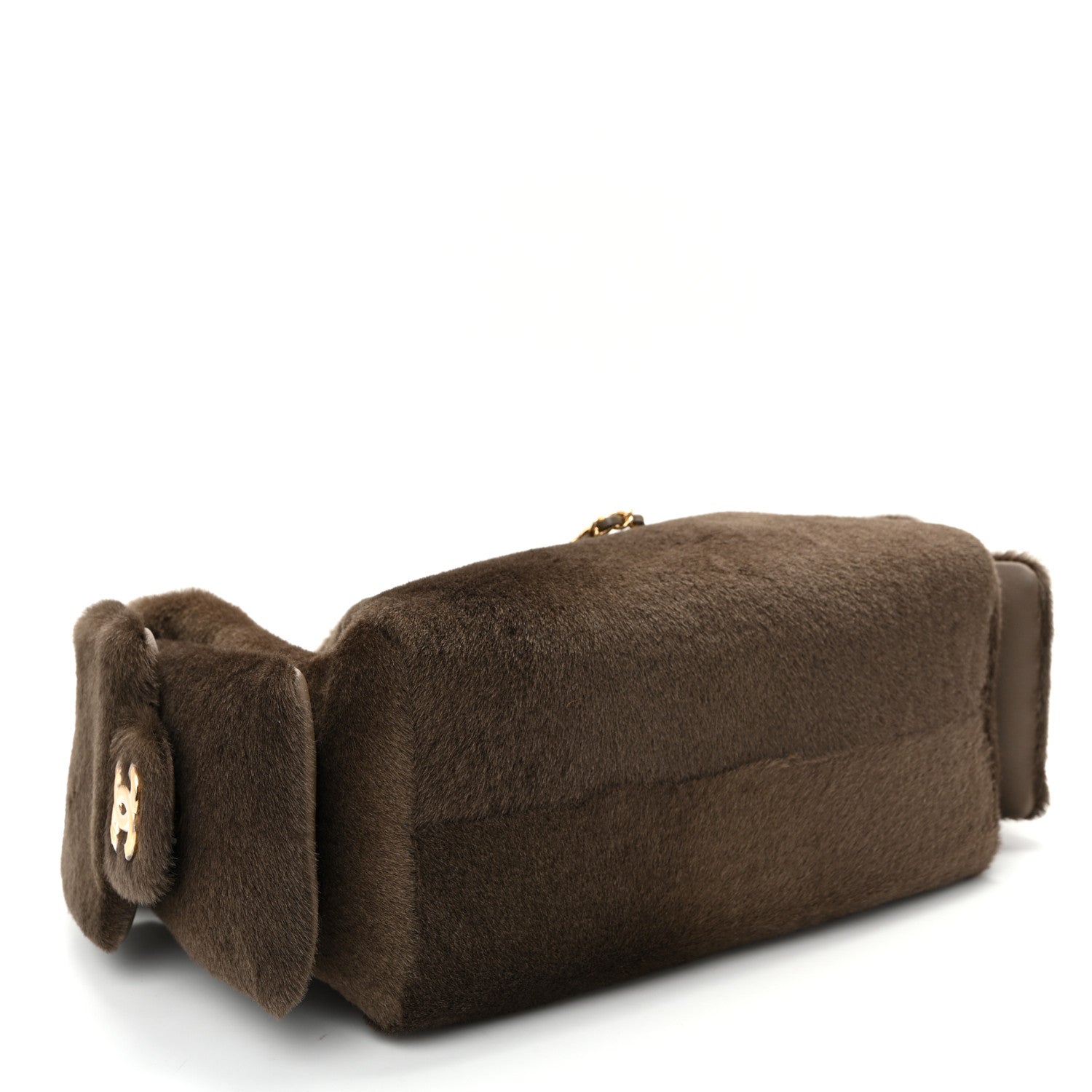 Chanel Pony Hair Mini Chanel 25 Handbag Dark Khaki 5 of 20