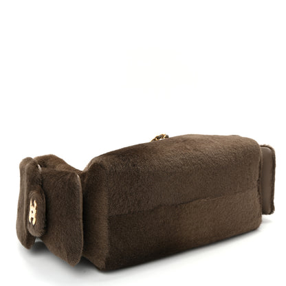 Chanel Pony Hair Mini Chanel 25 Handbag Dark Khaki 5 of 20